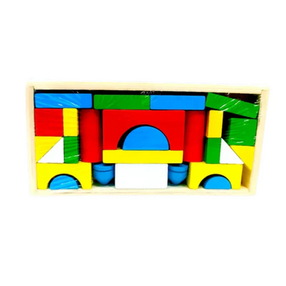 Classic Wooden Building Blocks - 26 Piece Set