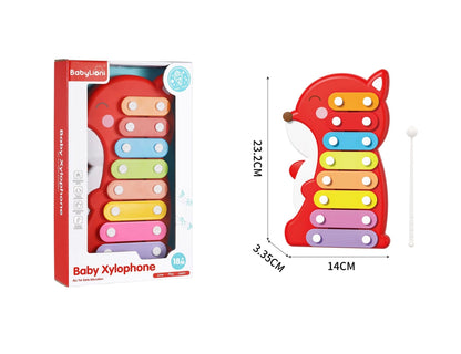 Cute Animal Baby Xylophone Musical Toy for Kids - Toynix