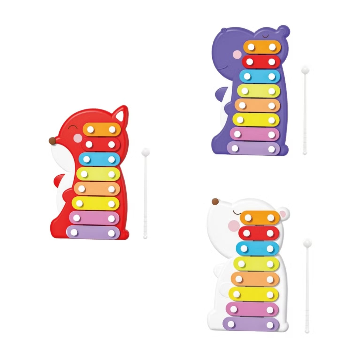 Cute Animal Baby Xylophone Musical Toy for Kids - Toynix