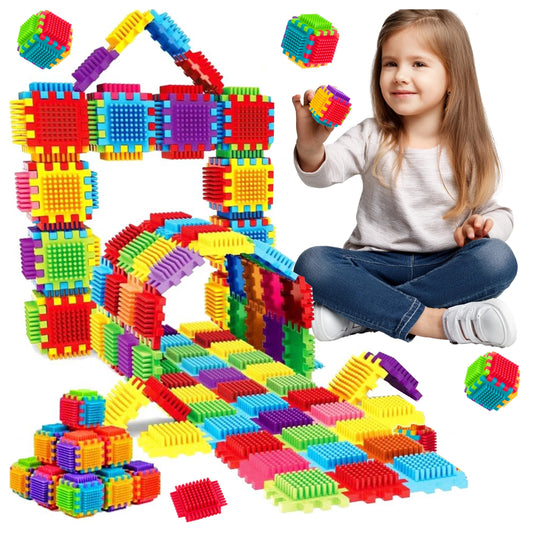 Kids Play Blocks, Creative Building Blocks - 120 Pcs - Toynix