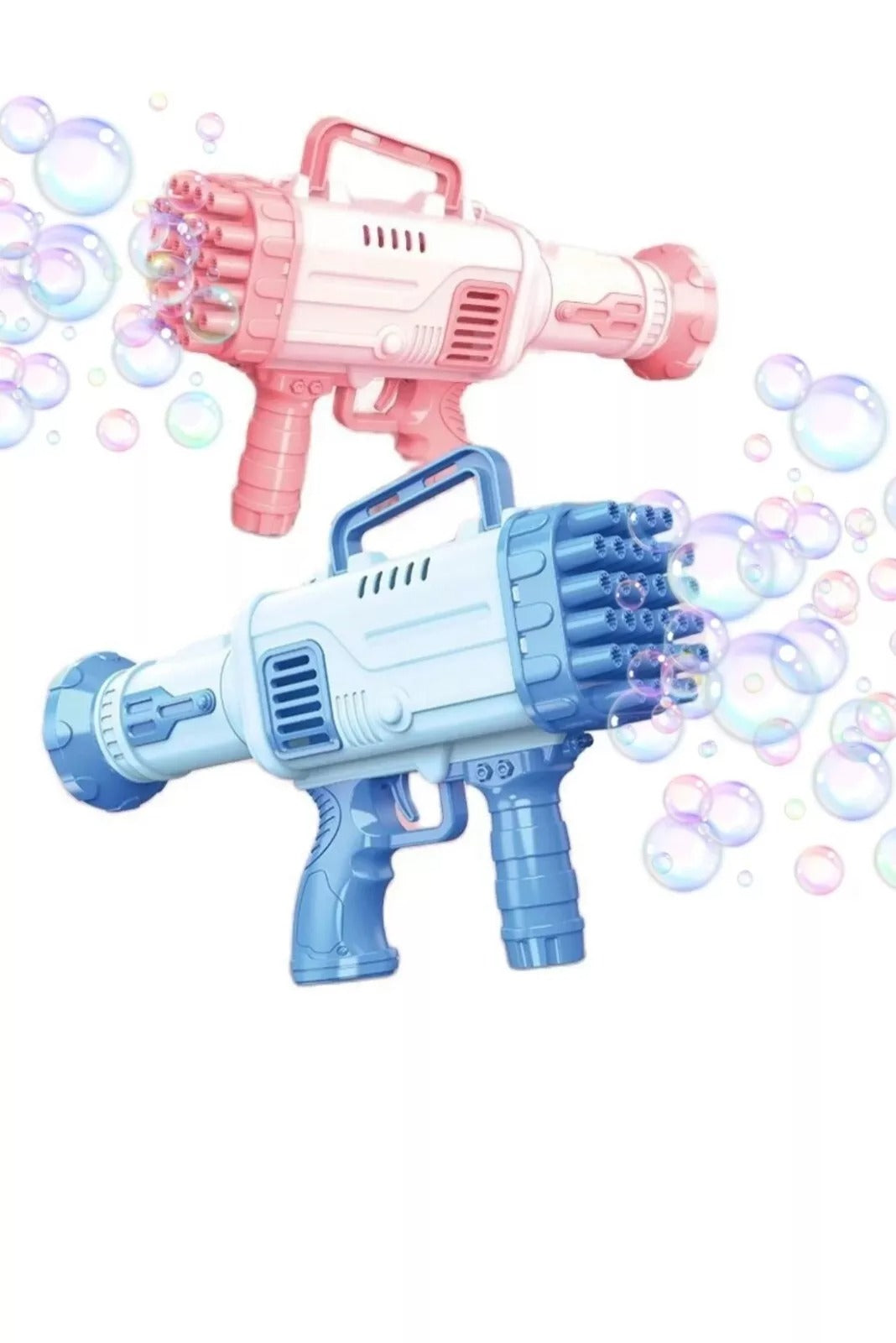 32 Hole Blue Bubble Gun Toynix