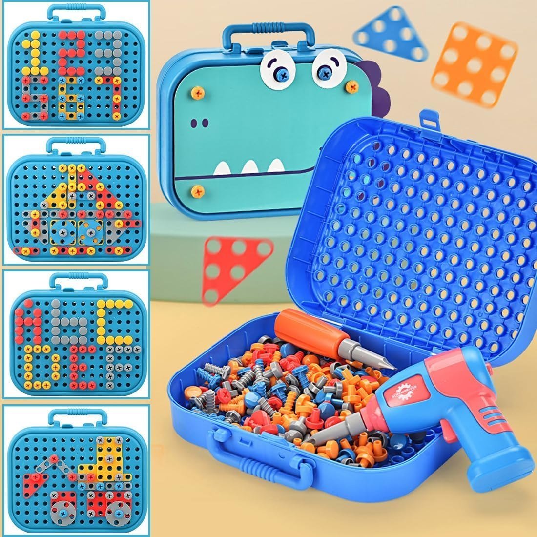 Creative 3D Drill Screw Space Simulation Screw Tool Box - Toynix